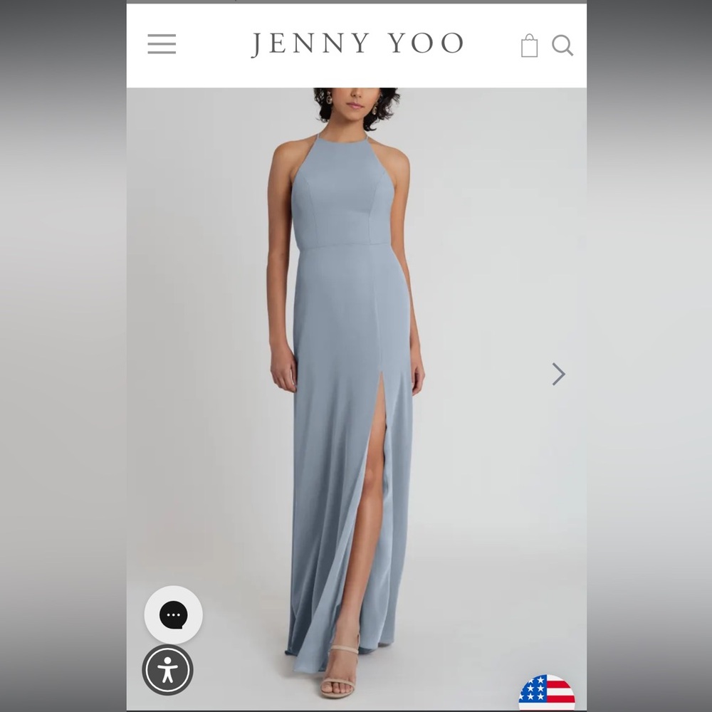 Jenny Yoo Kaia Chambray Bridesmaid Dress